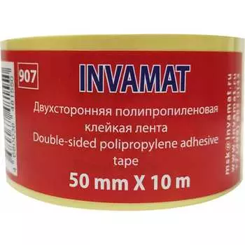 Двухсторонняя полипропиленовая клейкая лента INVAMAT 907