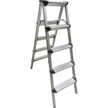 Двухсторонняя стремянка АЛЮБЭСТ DLH505