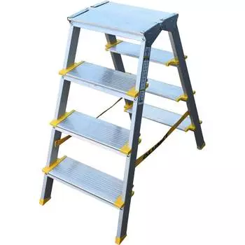 Двухсторонняя стремянка Алюмет ASD 5204