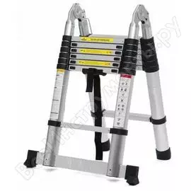 Двухсторонняя телескопическая лестница Алюмет DTLH 1.6