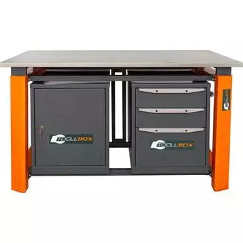 Двухтумбовый верстак Toollbox TBP1500 (TB0-TB3)