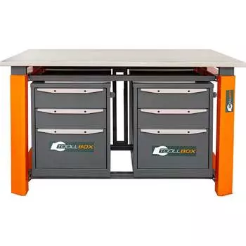Двухтумбовый верстак Toollbox TBP1500 (TB3-TB3)