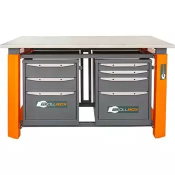 Двухтумбовый верстак Toollbox TBP1500 (TB3-TB4)