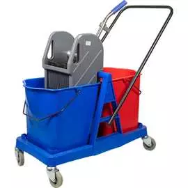 Двухведерная уборочная тележка Baiyun