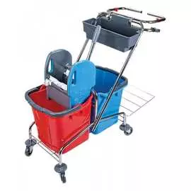 Двухведерная уборочная тележка Uctem-Plas CK760