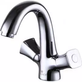 Двухвентильный монолитный смеситель для раковины KAISER