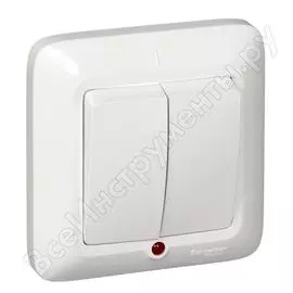 Двухклавишный выключатель Schneider Electric