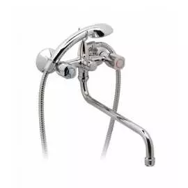 Двурукоятковый настенный смеситель для ванны душа Vidima