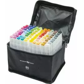 Двусторонние маркеры для скетчинга BRAUBERG