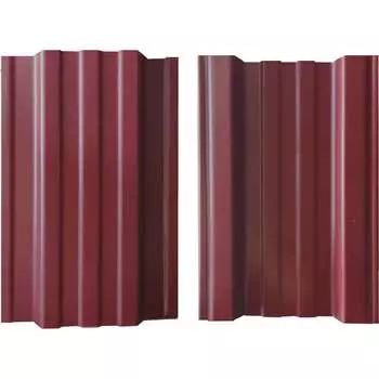 Двусторонний прямой металлический штакетник ВОЛЯ