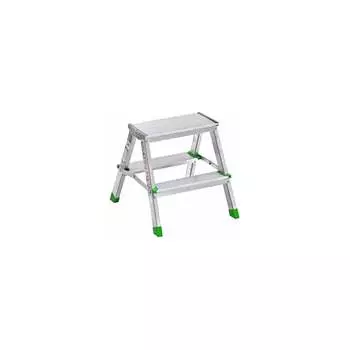 Двусторонняя алюминиевая стремянка Sarayli 18190