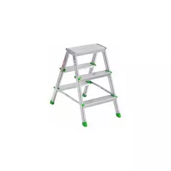 Двусторонняя алюминиевая стремянка Sarayli 18191