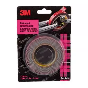 Двусторонняя клейкая лента 3М gph 110gf 110GF-12