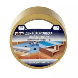 Двусторонняя тканевая клейкая лента Unibob 214987