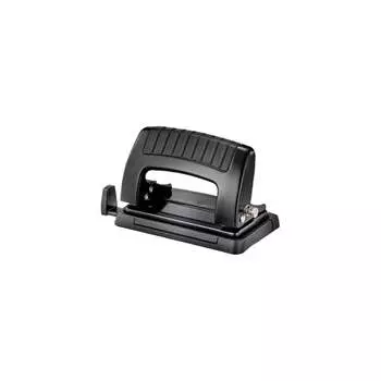 Дырокол KW-Trio Classic Mini 09065BLACK максимум 10 листов, металл, черный, отверстия 2, с линейкой 1955952