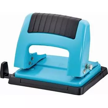 Дырокол KW-Trio 09165BLUE максимум 20 листов, металл, синий, отверстия 2, с линейкой 1955985