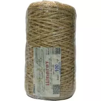 Джутовый полированный банковский шпагат Эбис 76285