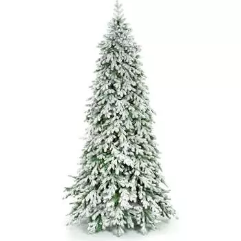 Ель CRYSTAL TREES ЭМИЛИ зеленая в снегу KP4618S