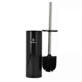 Ершик binele с настенным креплением lux эмалированная сталь, черный bw01sb