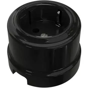 Фарфоровая двухполюсная розетка Мезонинъ аврора GE70302-05