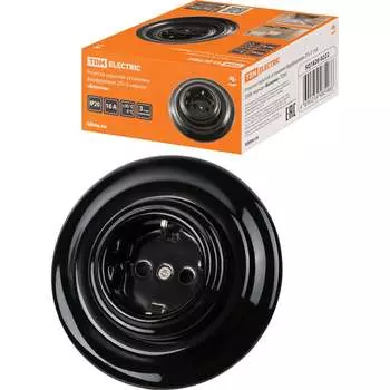 Фарфоровая розетка TDM ELECTRIC Болонь SQ1820-0222