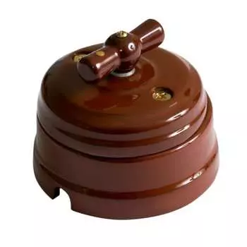 Фарфоровый перекрестный выключатель Мезонинъ GE70402-04