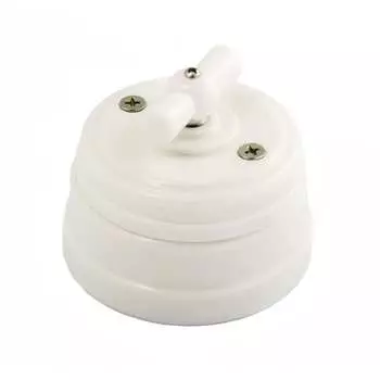 Фарфоровый перекрестный выключатель Мезонинъ GE70402-01