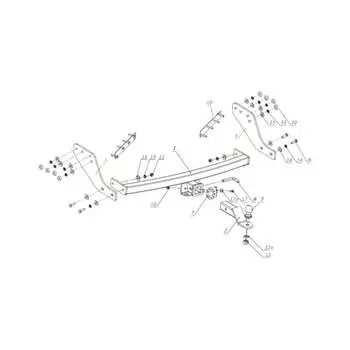 Фаркоп для Great Wall Poer KingKong 2022 Бизон 0400-E