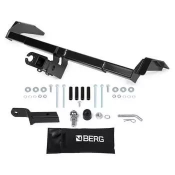 Фаркоп под квадрат Шевроле Нива 2002-2020/Lada Niva 2123 Лада Нива 2020-2021/Niva Travel BERG F.6016.002