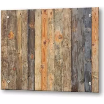 Фартук для кухни на стену/стеновая панель ООО Оптион ДРЕВЕСНАЯ СТЕНА 83023