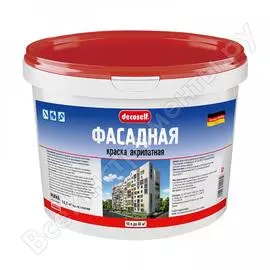 Морозостойкая фасадная краска Pufas Decoself тов-140918