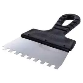 Фасадный нержавеющий зубчатый шпатель КУРС 06602