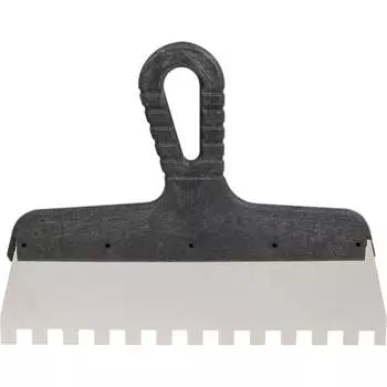 Фасадный зубчатый нержавеющий шпатель ВОЛАТ 35050-2510