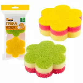 Фигурная губка Рыжий кот