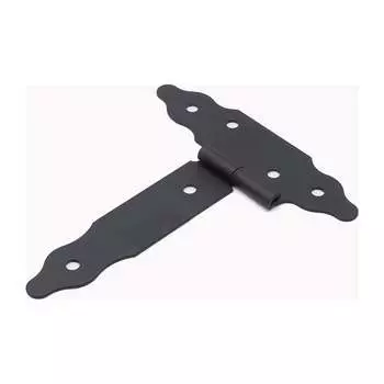 Фигурная съемная петля-стрела Дверной Страж ПС-200 чёрная - правая ДС74180