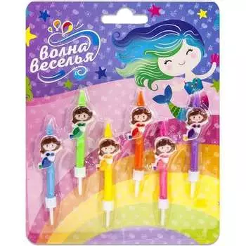 Фигурная свеча Волна веселья