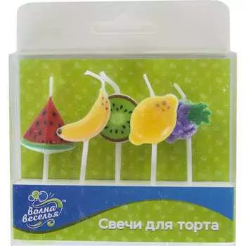 Фигурная свеча Волна веселья 629237