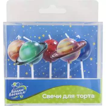 Фигурная свеча Волна веселья