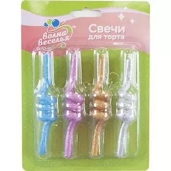 Фигурная свеча Волна веселья 802749