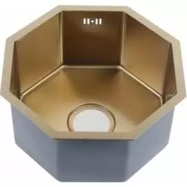 Фигурная врезная мойка MELANA Octavia ProfLine D400G золото