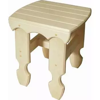 Фигурный табурет Банная линия