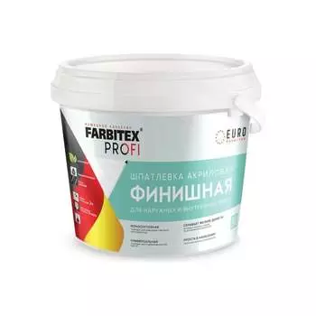 Финишная акриловая шпатлевка для наружных и внутренних работ Farbitex 4300008123