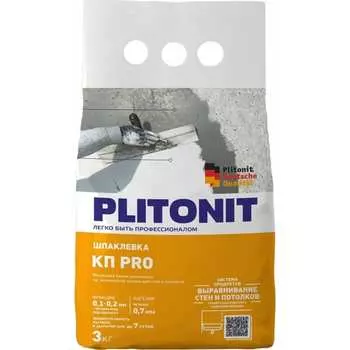 Финишная шпаклевка для стен и потолков PLITONIT КП pro 16181