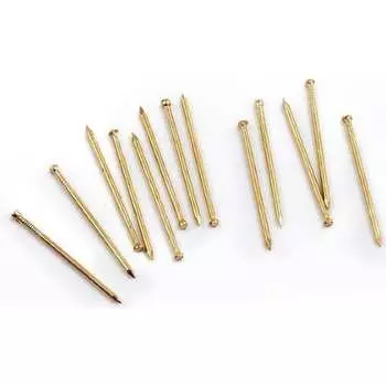 Финишные, латунированные гвозди vipкрепеж 21132 VIPS