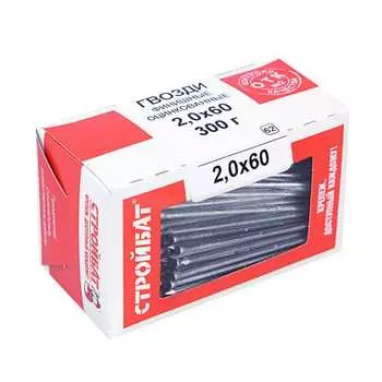 Финишные оцинкованные гвозди Стройбат