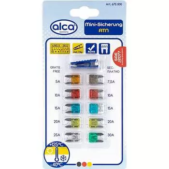 Флажковые мини предохранители Alca 670000