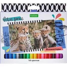 Фломастеры Hatber