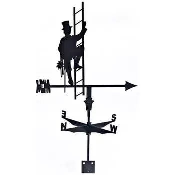 Флюгер Borge Трубочист 01.486.07.00.04.000.9005