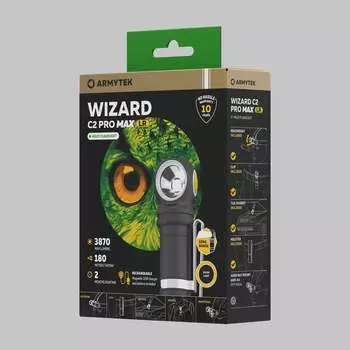 Фонарь Armytek Wizard C2 Pro Max LR F06702W