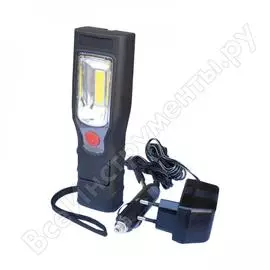 Фонарь wiederkraft светодиодный аккумуляторный + з/у wdk-65513